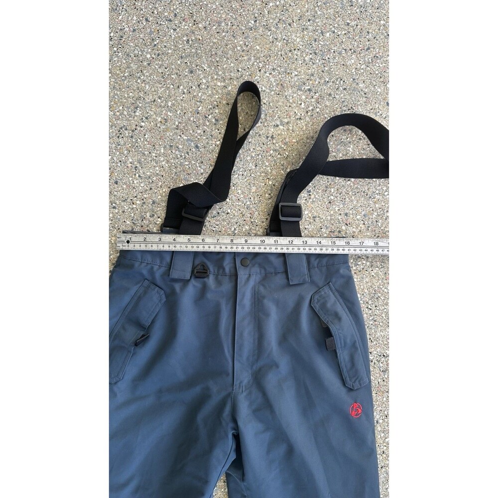 Turbine Boys kids Insulated blue Snow Bib Pants Size L for Skiing/Snowboarding - Picture 7 of 11